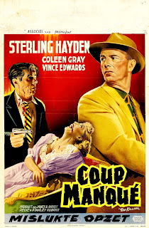 COUP MANQUÉ / MISLUKTE OPZET. Cartel: 36 x 56 cms. Bélgica. Imprenta: Études Publicitaires, Bruselas. ATRACO PERFECTO. The Killing. 1956. Estados Unidos. Dirección: Stanley Kubrick. Reparto: Sterling Hayden, Coleen Gray, Vince Edwards, Jay C. Flippen, Marie Windsor, Ted de Corsia, Elisha Cook Jr., Joe Sawyer, Timothy Carey, Jay Adler, Joe Turkel, Kola Kwariani, James Edwards, Tito Vuolo, Cecil Elliott, Dorothy Adams, Herbert Ellis, Mary Carroll.