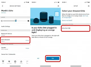 Connectez Alexa au WiFi