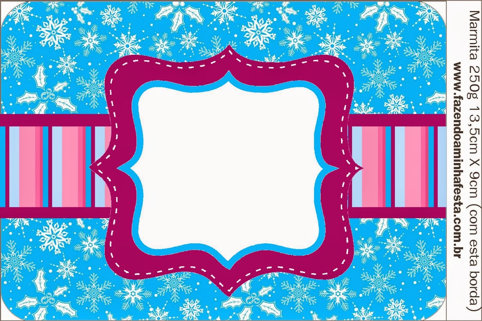 Frozen Purple and Light Blue Free Printable Candy Bar Labels.