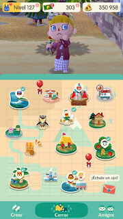 En la parte superior sale el avatar pensativo y abajo vemos un mapa con varias localizaciones del juego