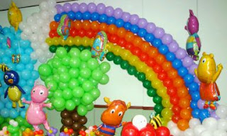 Children parties balloons decorations