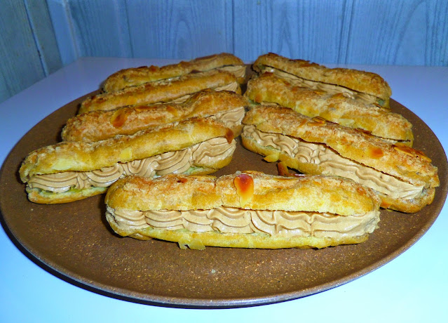 Recette d' Éclairs craquelins aux spéculoos