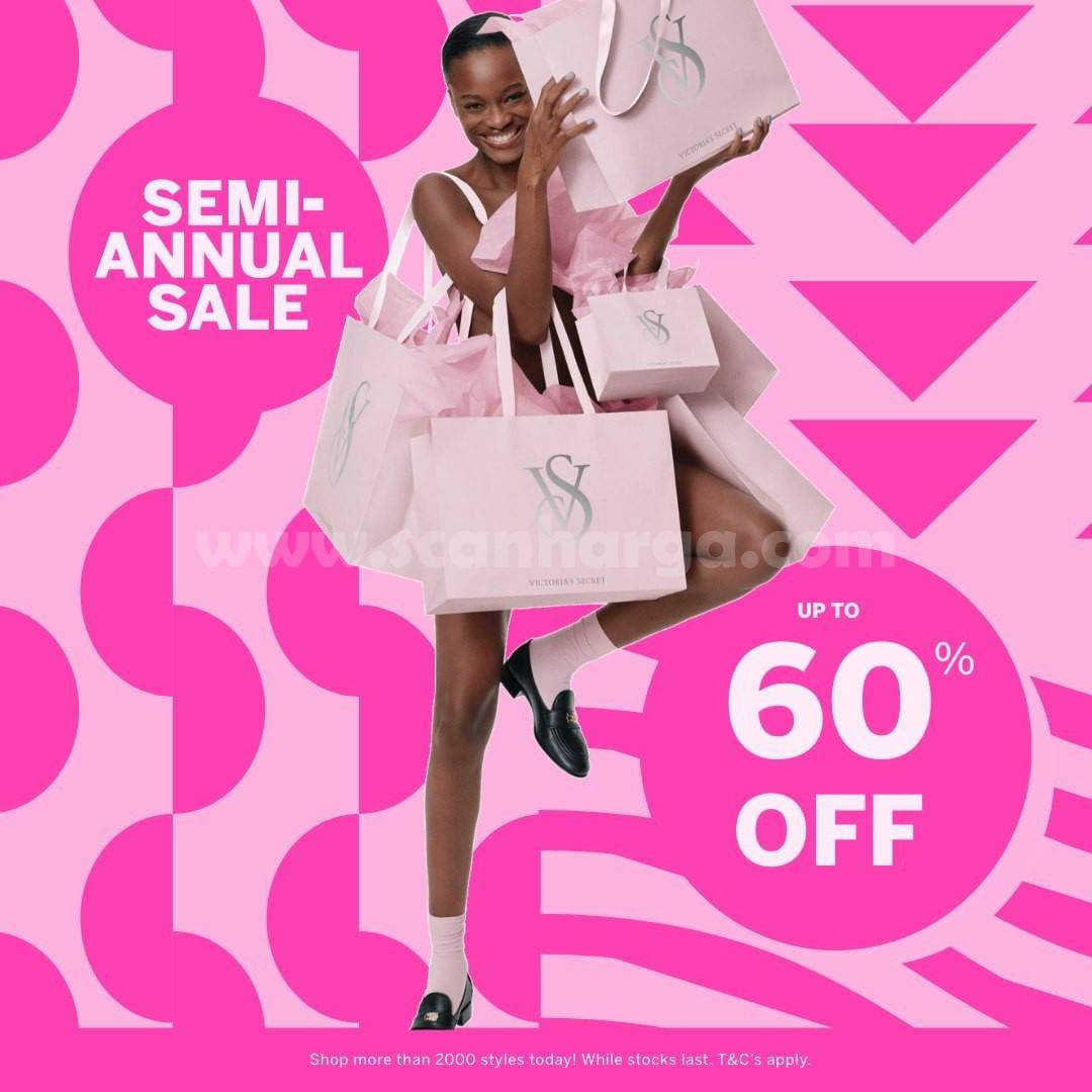 Promo VICTORIA’S SECRET SEMI ANNUAL SALE – Discount up to 60% Off