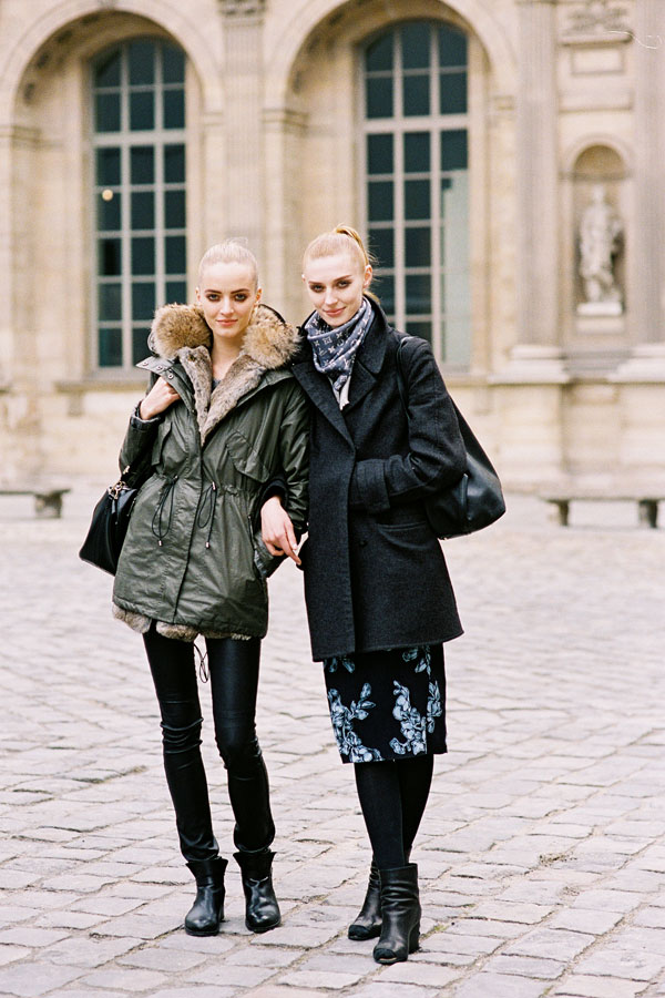 Paris Fashion Week AW 2012... Daria and Olga