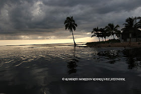 Fotografías del crepúsculo en Playa Mayabque Cuba