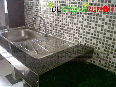 Desain Tempat Cuci Piring Dapur  Kecil Sederhana Minimalis  