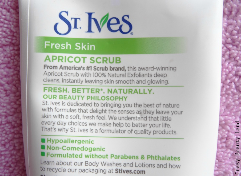 St. Ives Fresh Skin Invigorating Apricot Scrub - Review ...