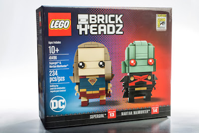 San Diego Comic-Con 2017 Exclusive Supergirl & Martian Manhunter BrickHeadz Set by LEGO x DC Comics