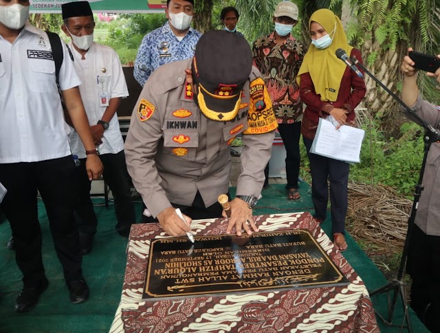 AKBP Ikhwan Lubis, SH. MH., Letakan Batu Pertama Pondok Pesantren Tahfidz Al-Qur'an Yayasan Darul Abroor As Sholihin