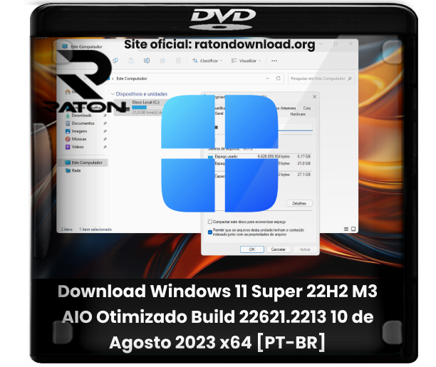 Raton Download - Desde 2007: Download Windows 11 Pro 22H2 22621.1105 Lite /  Superlite (Sem-TPM) (x64) Multi-Linguagem Pré-ativado