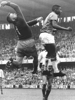 Pelé en la final de 1958