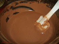 mezcla queso chocolate