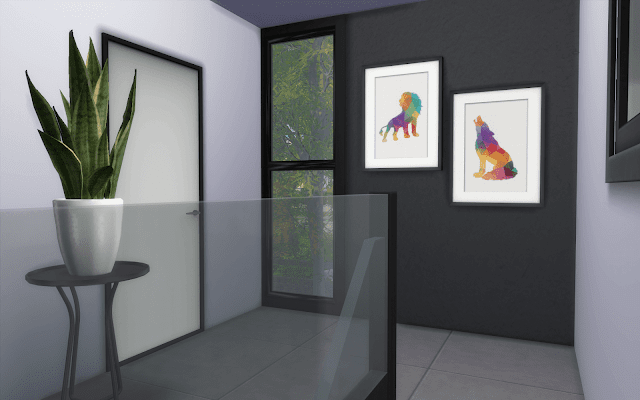 couloir étage sims 4