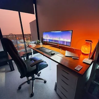 PC Gaming Room Idea For Big Room