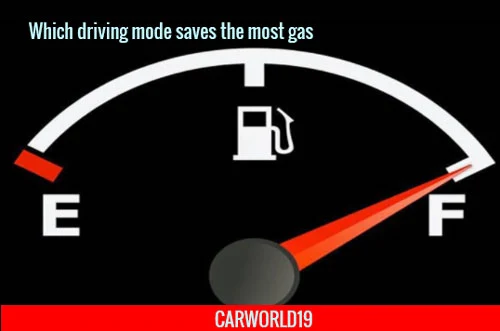 Which driving mode saves the most gas?