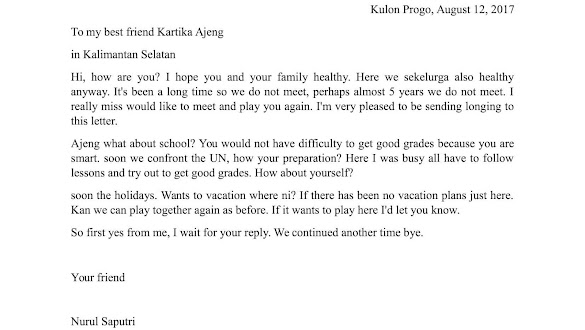 Contoh Surat Pribadi Untuk Teman Pendek / 5+ Contoh Surat Pribadi untuk Sahabat, Guru, Ayah, Ibu & Kakak - Untuk bundaku tercinta malang, 15 april 2019.