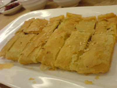 Asia Grand Restaurant, red bean paste pancake