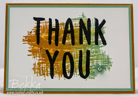 Layered Letters and You've Got This Thank You Cards by Stampin' Up! UK Independent Demonstrator Bekka - check them out here