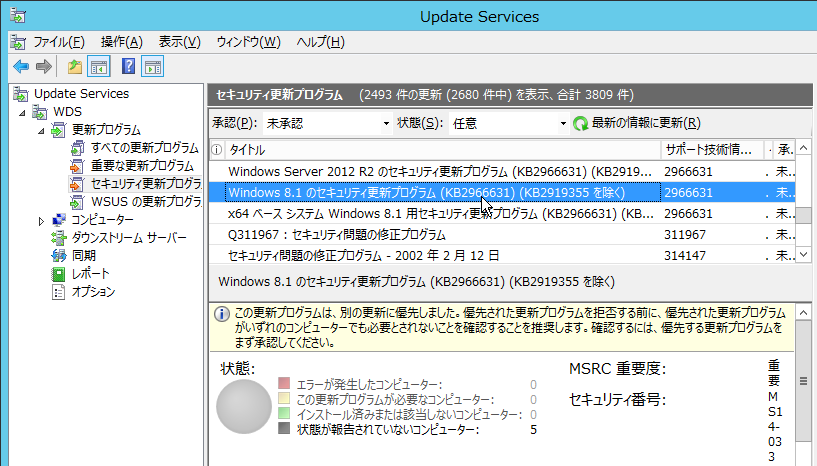 山市良のえぬなんとかわーるど Windows 8 1 Update 未適用の個人 Pc が見捨てられた日