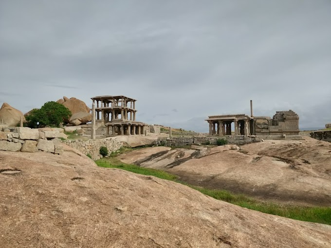 Explore Karnataka- The Hemakuta Hill, Hampi.