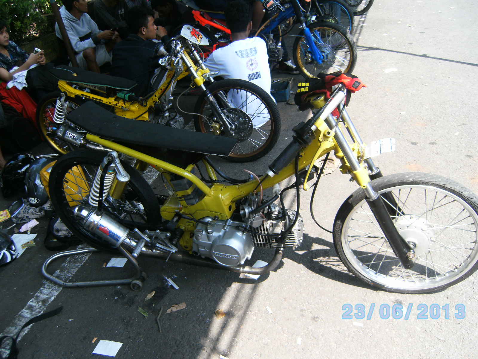 Kumpulan Gambar Motor Drag Supra X 100cc Terlengkap Stamodifikasi