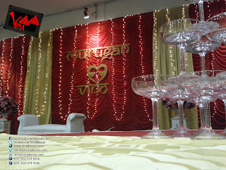 Wedding Dinner at Pandan Indah Dewan MPAJ by Vina Canopy & Decor