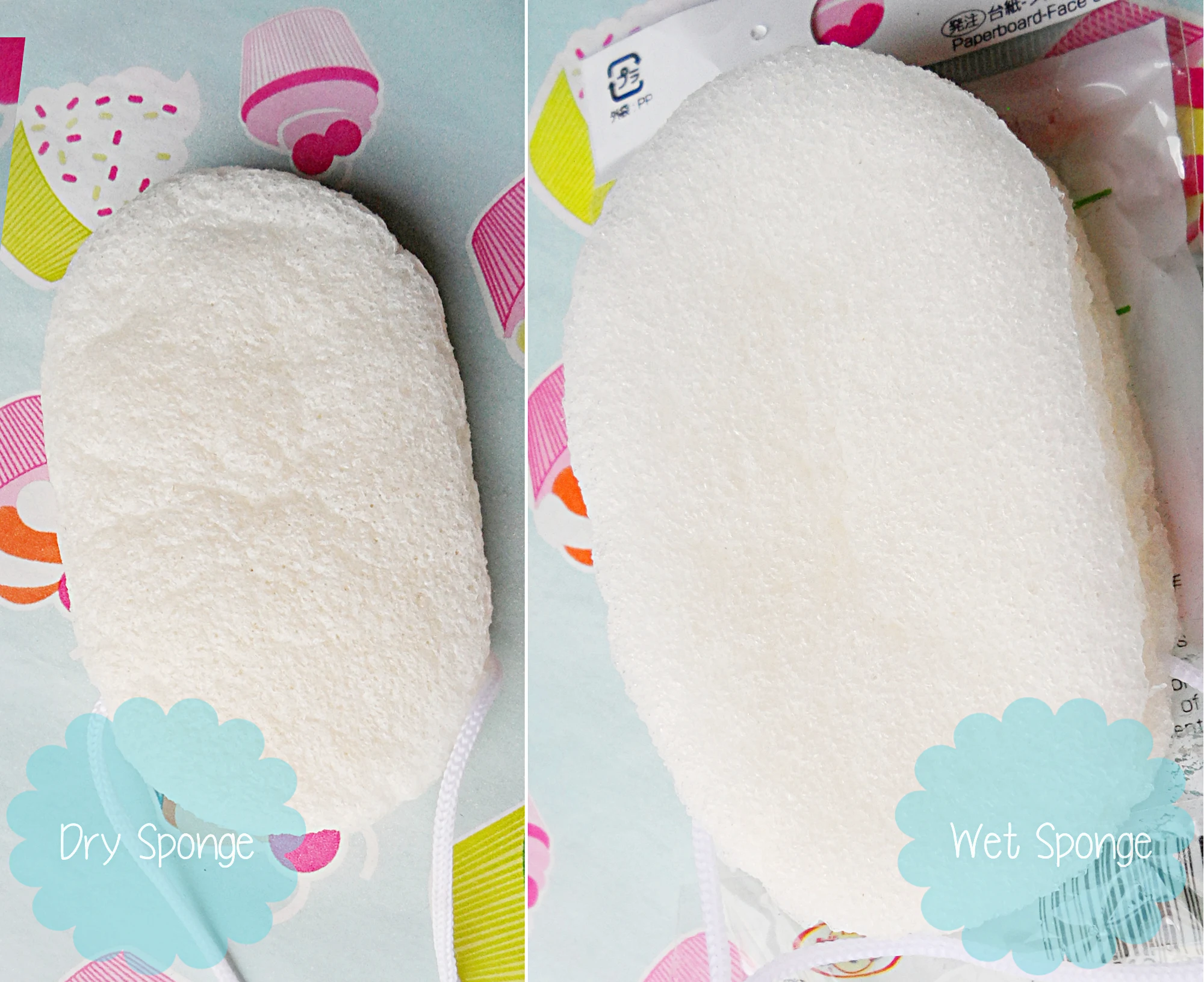 a soft, and gentle facial sponge made from natural konjak plant, a detail review with pictures and impressions by blogger