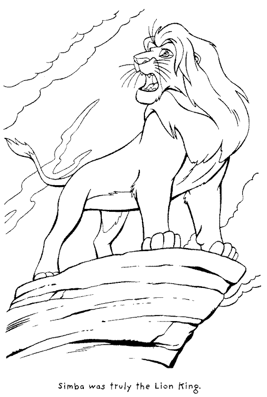 Lion King Coloring Pages title=