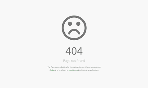 custom 404 error page