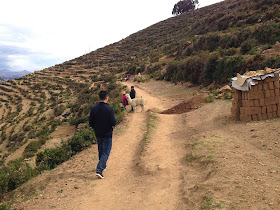 Farm, Isla del Sol, Lago Titicaca, Bolivia