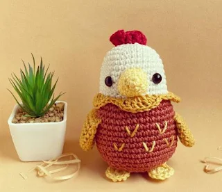 PATRON GRATIS GALLINA AMIGURUMI 56519