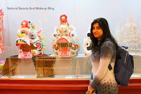 With Chinese exhibits at the museum inside Lou Lim Ieoc Garden of Macao, featuring blogger Anamika Chattopadhyaya