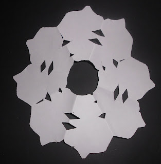 James&May Arts and Crafts Blog: How to make Paper Snowflakes for kids