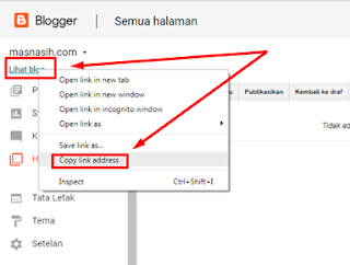 cara membuat alamat blog sendiri