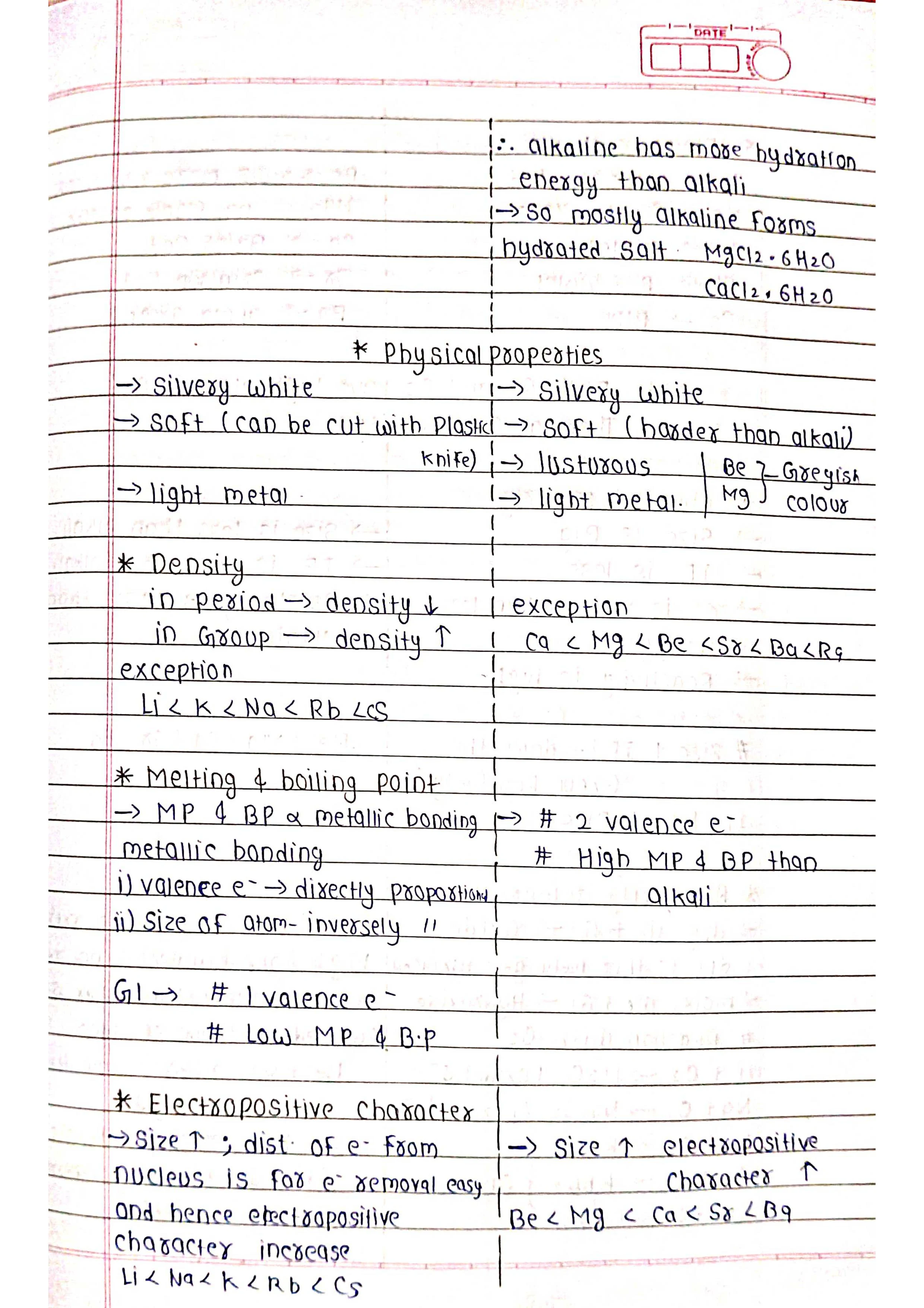 s-Block Elements - Chemistry Short Notes 📚