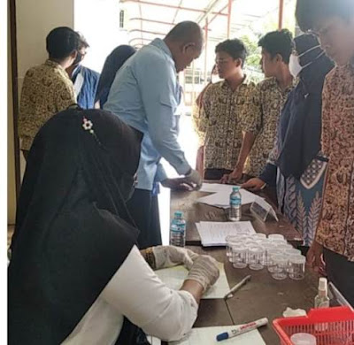 Yayasan PANNA DPW Jatim Gelar Penyuluhan Dan Tes Urine Di SMA Sejahtera Surabaya
