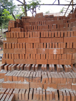 proses produksi batu bata merah