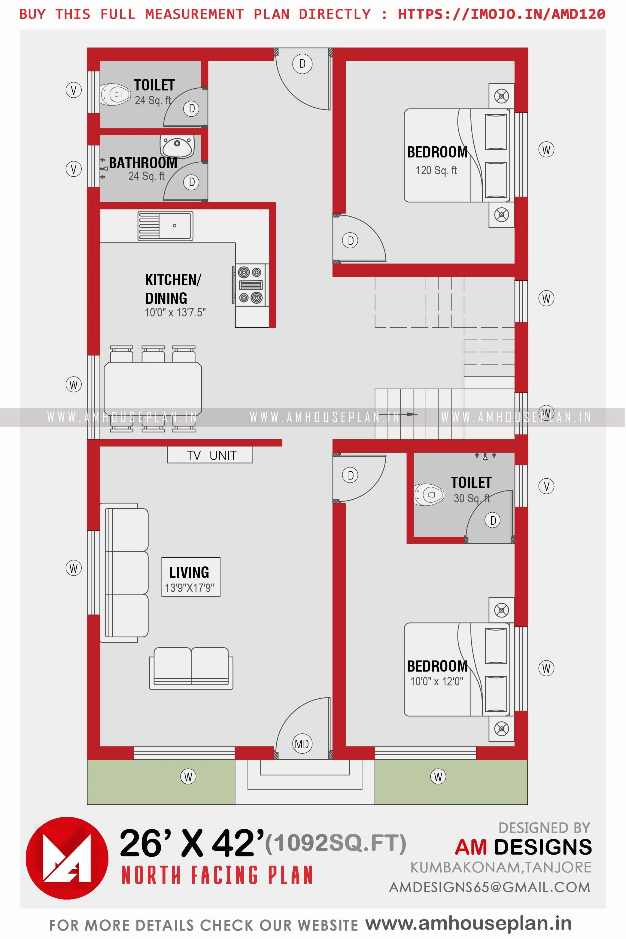 26-x-42-House-plan-with-Front-Garden-2023