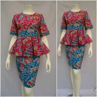Model Dress Batik Karlina