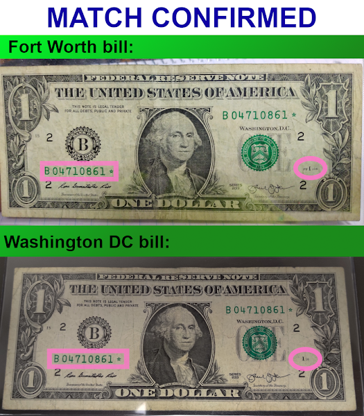 Project 2013B Confirmed Match of duplicate serial number on series 2013B star notes