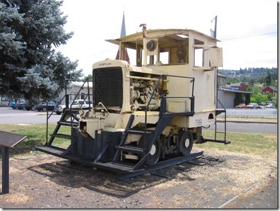 IMG_6334 1928 Plymouth 'Old Yellow' Locomotive #099 in The Dalles, Oregon on June 10, 2009
