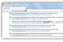 Cara Menghapus History Mozilla Firefox