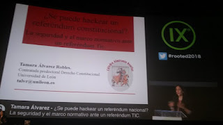 RootedCon 2018 - Tamara Álvarez Robles - ¿Se puede hackear un referendum constitucional?