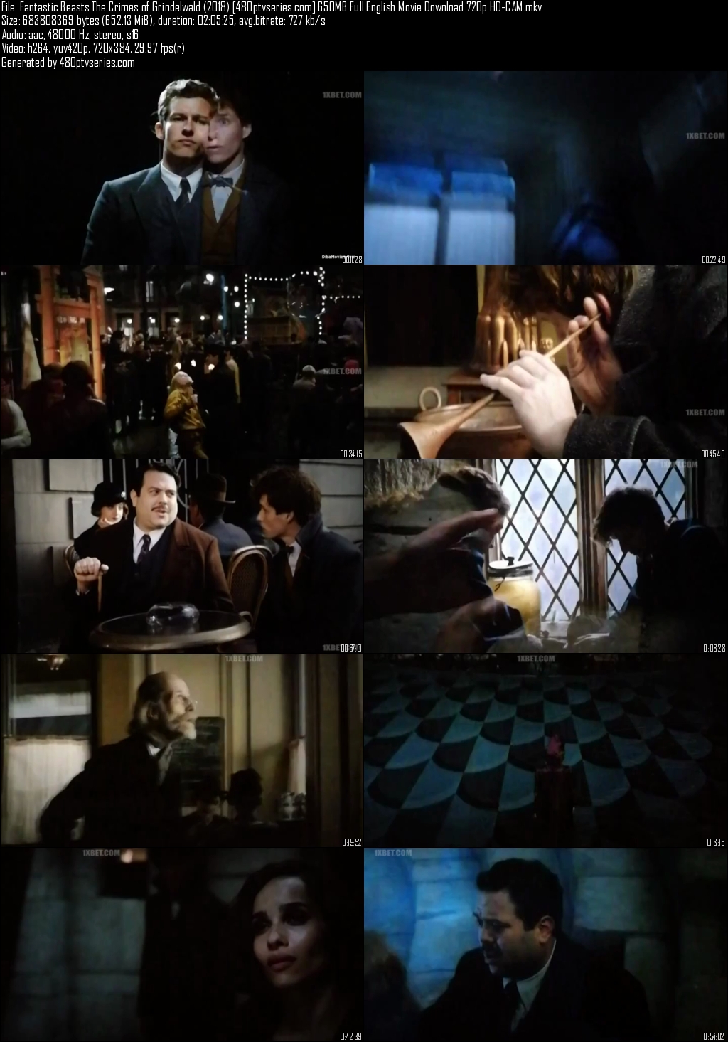 fantastic beasts hd mp4 download