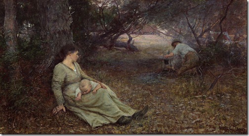 Frederick McCubbin on the wallaby track