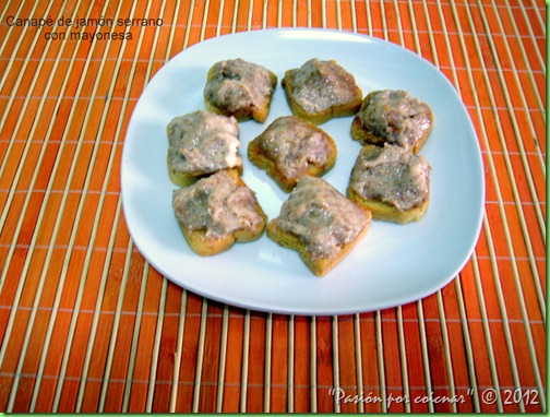 jamón serrano con mayonesa