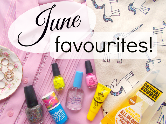 june favourites fashion beauty tv film coloristiq manicure box opi china glaze models own dr paw paw original source river island primark thrifting