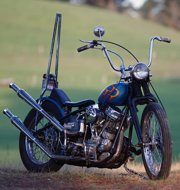 Harley Davidson Panhead By Renscratch