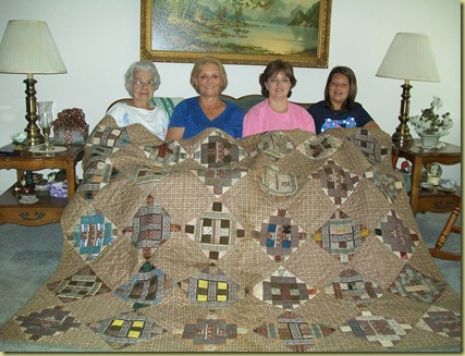 Maggie Barnes, Becky Wassum, Winnie McCrary and Tess McCrary