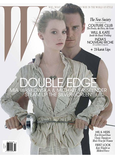 mia wasikowska michael fassbender w. mia wasikowska michael fassbender w magazine. Mia Wasikowska e Michael